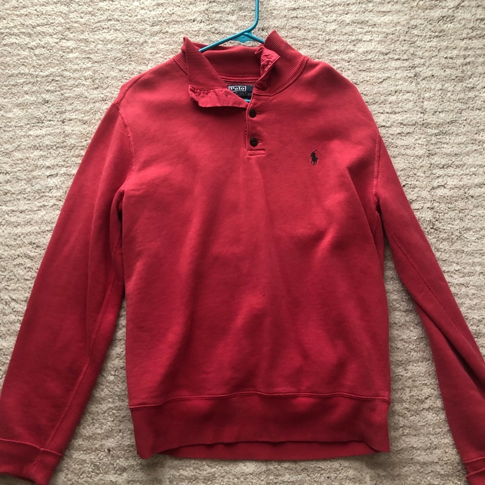 Red Ralph Lauren Vintage Polo Size Medium